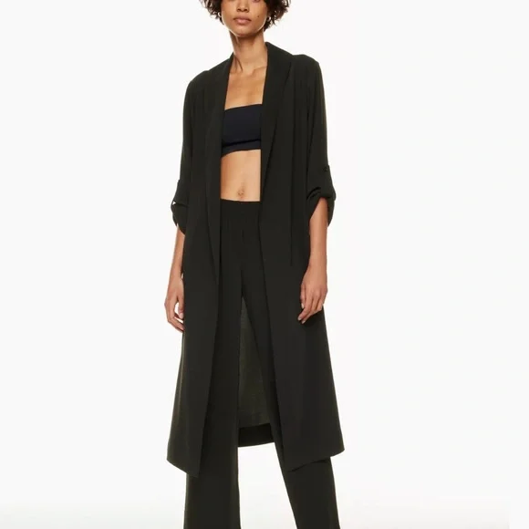 Aritzia Babaton Robe Jacket Silk NWOT
